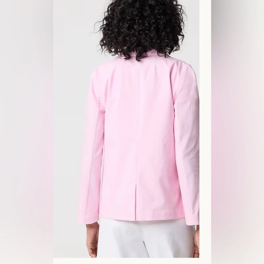 NWOT J crew Petite cotton-blend stretch relaxed blazer size 0P